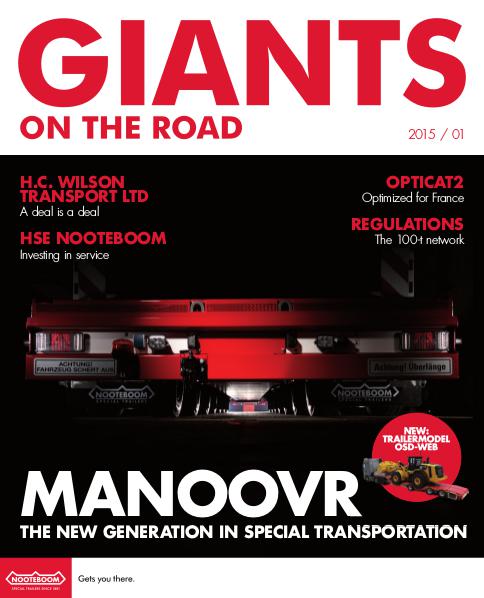 English - Nooteboom Giants on the Road Magazine English - Nr.1 - 2015