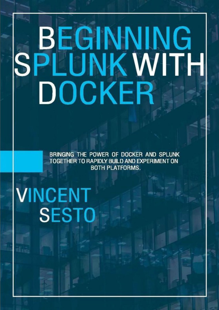 SplunkUDA Beginning Splunk With Docker