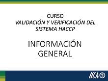 Información General HACCP