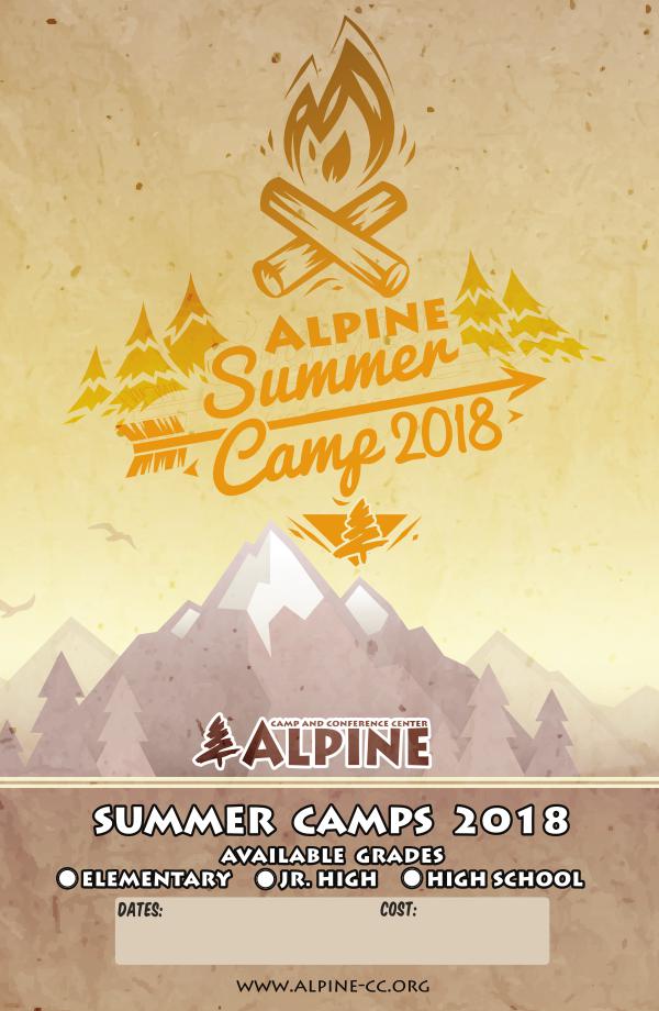 Summer Camp 2018 Poster Summer Camp 2018