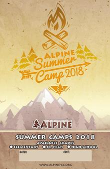 Summer Camp 2018 Poster