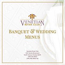 Venetian River Club Banquet Menus