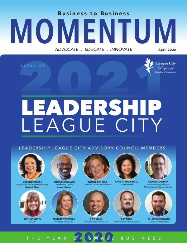 Momentum - Business to Business Online Magazine MOMENTUM April 2020
