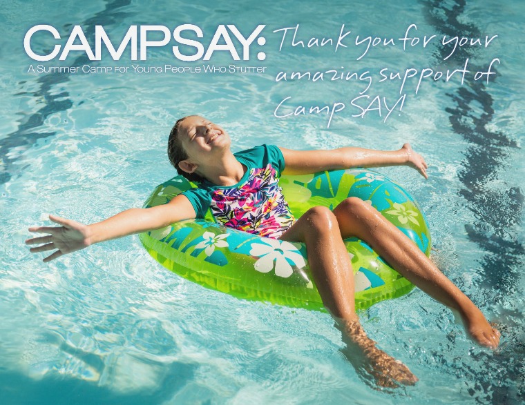 Thank You for Your Amazing Support of Camp SAY! CampSAY News