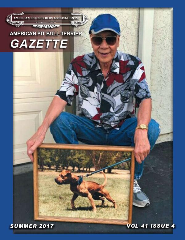 American Pit Bull Terrier Gazette Volume 41 Issue 4