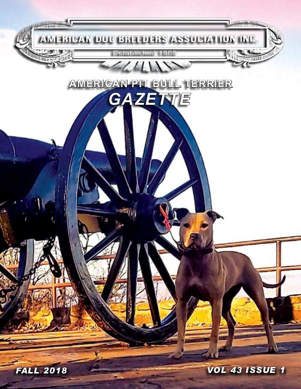 American Pit Bull Terrier Gazette Vol43 Issue1