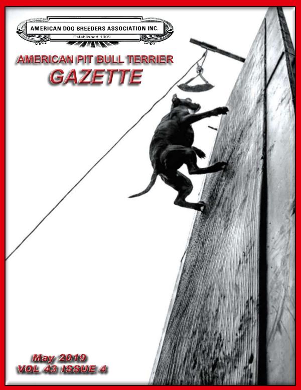 American Pit Bull Terrier Gazette Volume 43 Issue 4