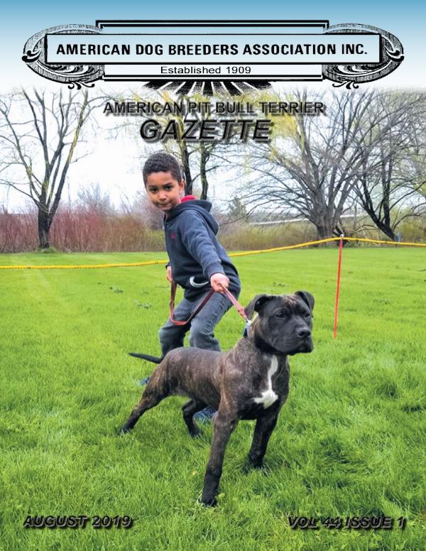 American Pit Bull Terrier Gazette Volume 44 Issue 1