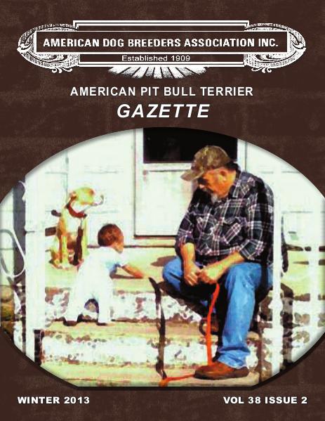 American Pit Bull Terrier Gazette Volume 38 Issue 2
