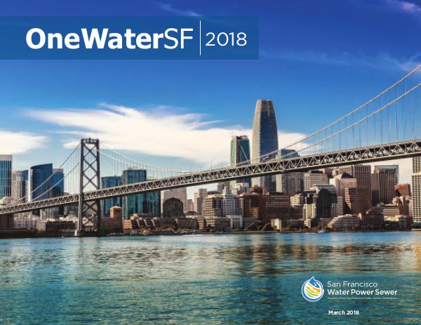 OneWaterSF 2018 Initiatives