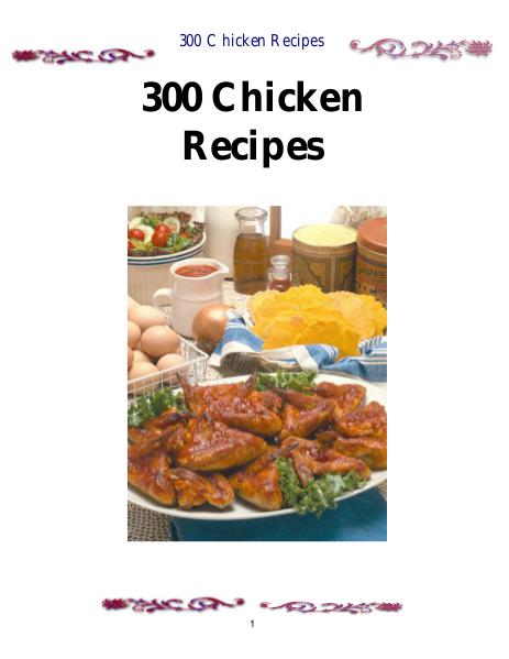 300 Chicken Recipes 1