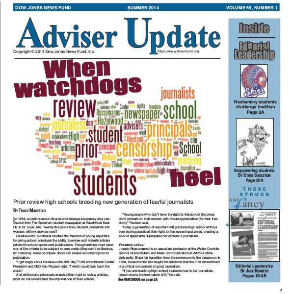 Adviser Update Summer 2014