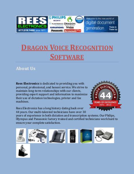 Dragon Voice Recognition Software Dragon Voice Recognition Software