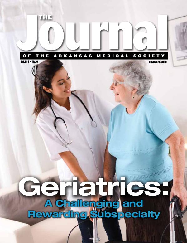 The Journal of the Arkansas Medical Society Med Journal Dec 2019