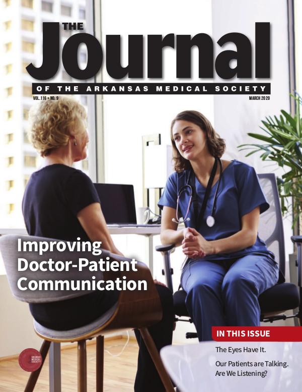 The Journal of the Arkansas Medical Society Med Journal March 2020 Final 2