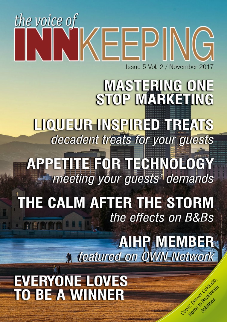 The Voice of Innkeeping Vol 2 Issue 5 November 2017