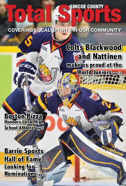 Total Sports Simcoe County Edition, Winter 2016 Winter 2016 Issue