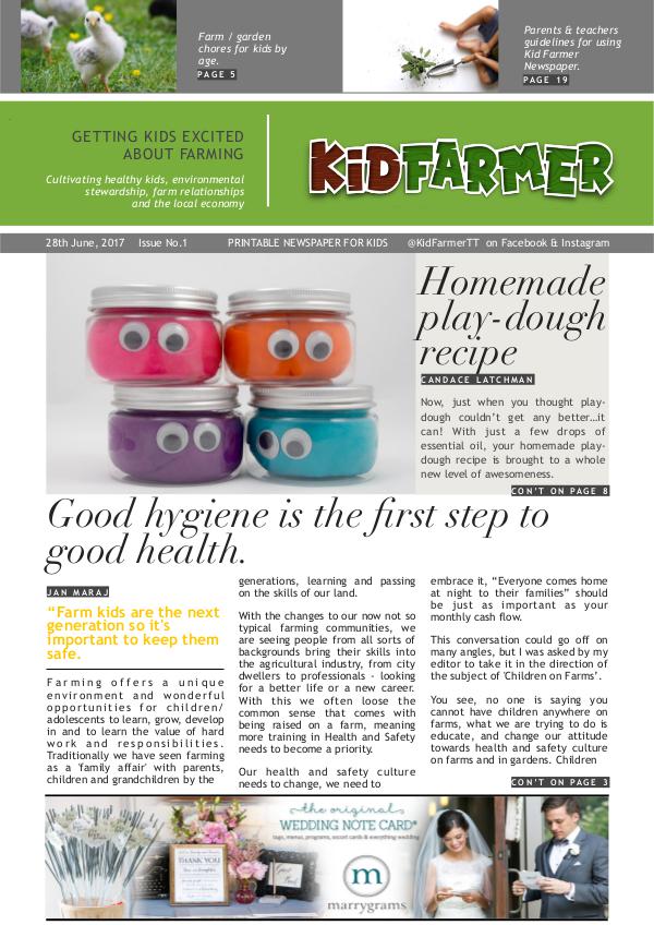 Kid Farmer Newspaper - Issue 1