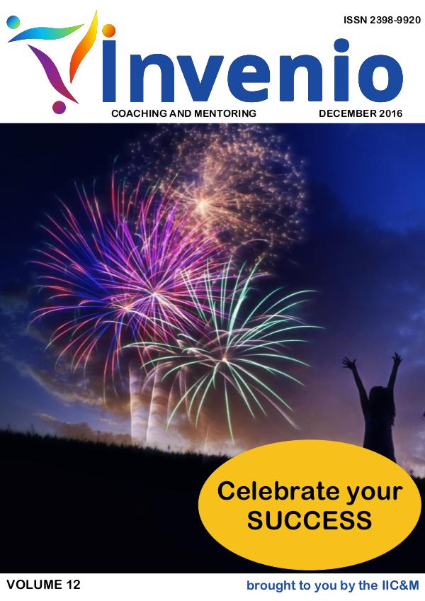 Invenio: Coaching and Mentoring December 2016 IIC&M Invenio