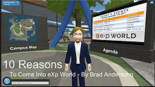 10 Reasons To Come Into eXpWorld