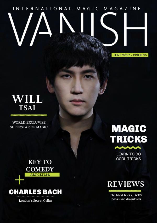 VANISH MAGIC BACK ISSUES Vanish Magic Magazine Edition 35