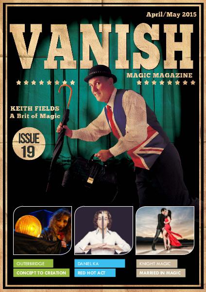 VANISH MAGIC BACK ISSUES Keith Fields