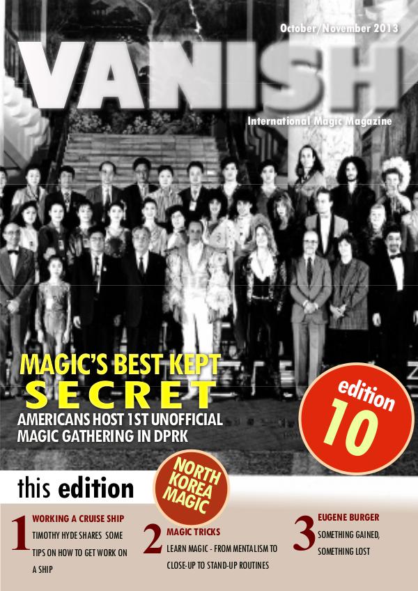 VANISH Edition 10 - North Korea Magic