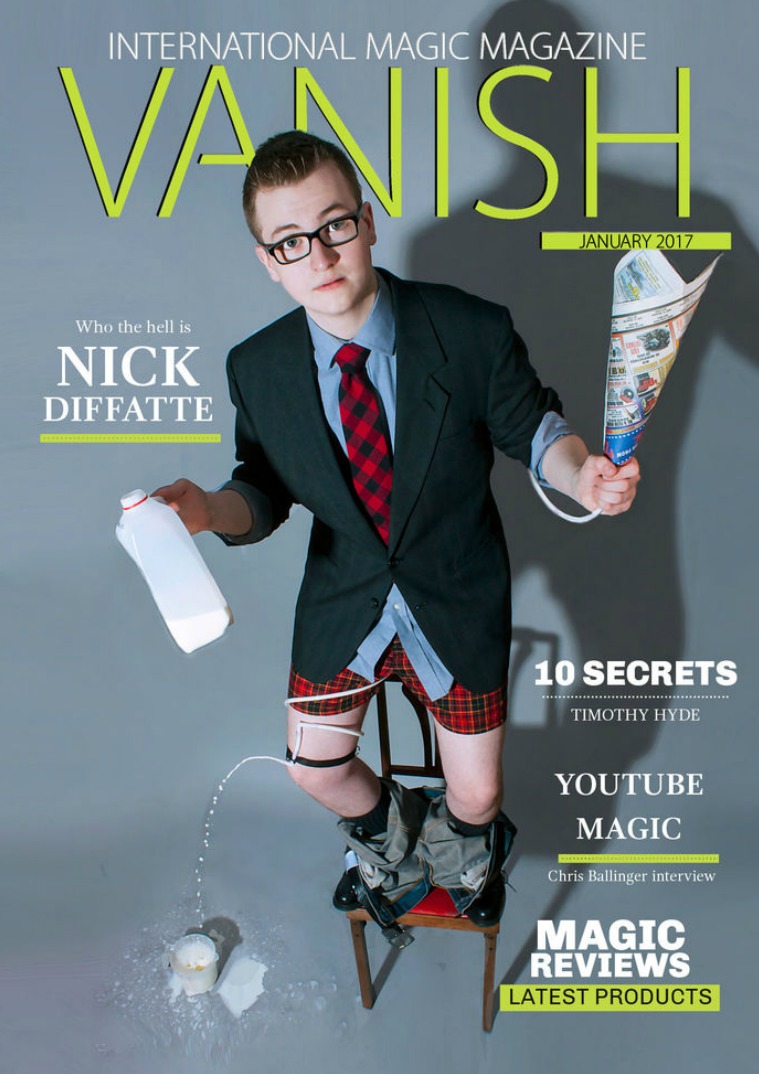 VANISH MAGIC BACK ISSUES Edition 30 Nick Diffatte feature story