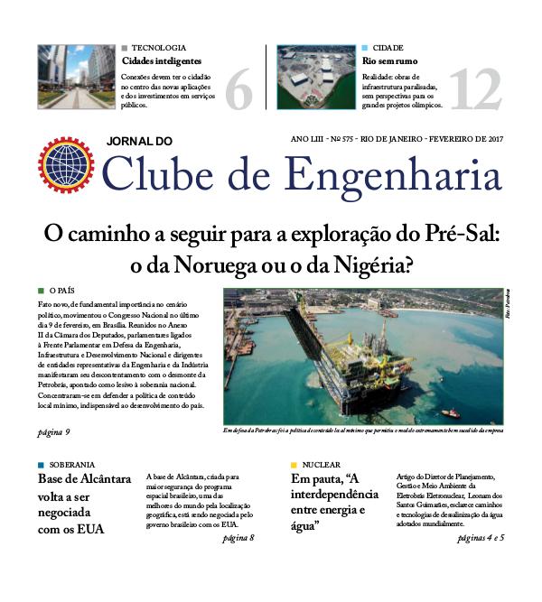 Jornal do Clube de Engenharia 575 (Fevereiro de 2017)