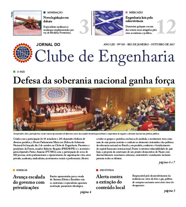 Jornal do Clube de Engenharia 583 (Outubro de 2017)