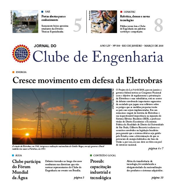 Jornal do Clube de Engenharia 588 (Março de 2018)