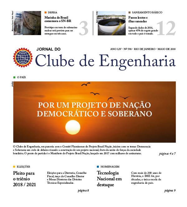 Jornal do Clube de Engenharia 590 (Maio de 2018)
