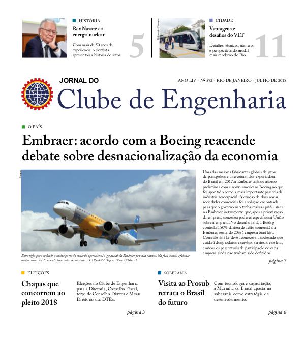 Jornal do Clube de Engenharia 592 (Julho de 2018)