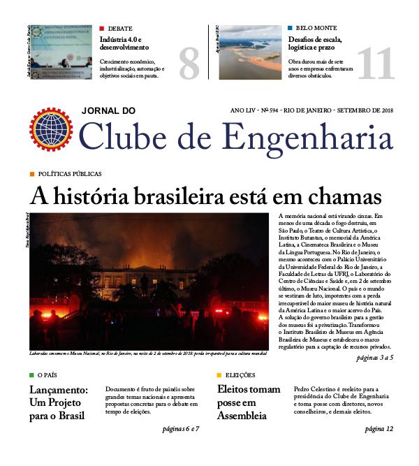 Jornal do Clube de Engenharia 594 (Setembro de 2018)