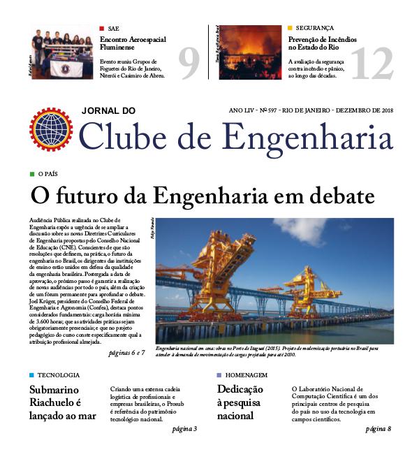 Jornal do Clube de Engenharia 597 (Dezembro 2018)