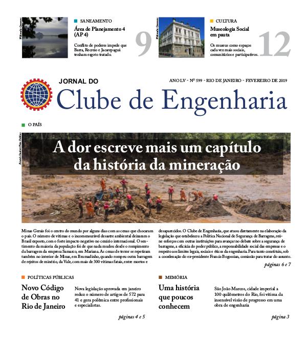 Jornal do Clube de Engenharia 599 (Fevereiro de 2019)