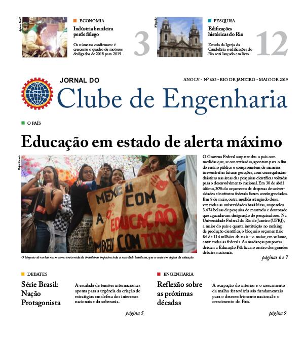 Jornal do Clube de Engenharia 602 (Maio de 2019)