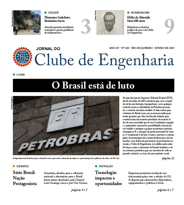 Jornal do Clube de Engenharia 603 (Junho de 2019)