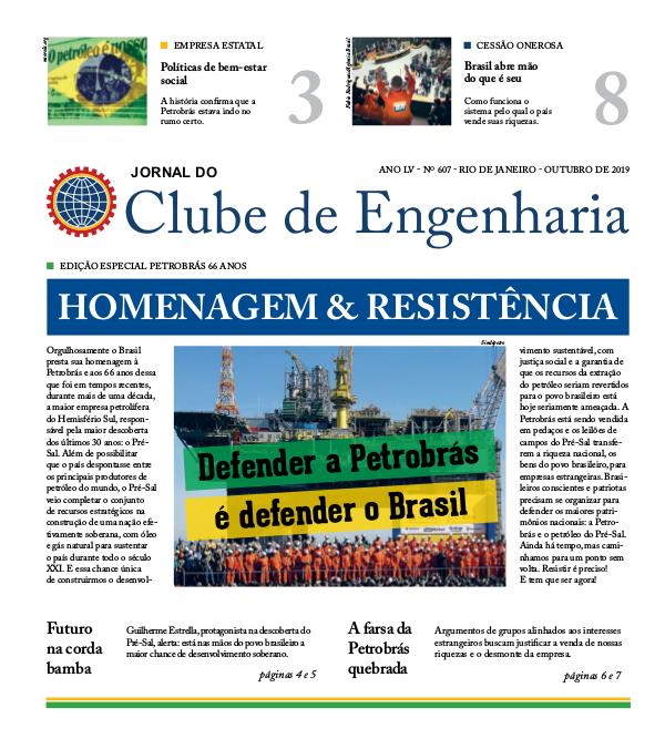 Jornal do Clube de Engenharia 607 (Outubro de 2019)