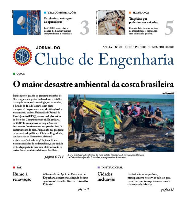 Jornal do Clube de Engenharia 608 (Novembro de 2019)