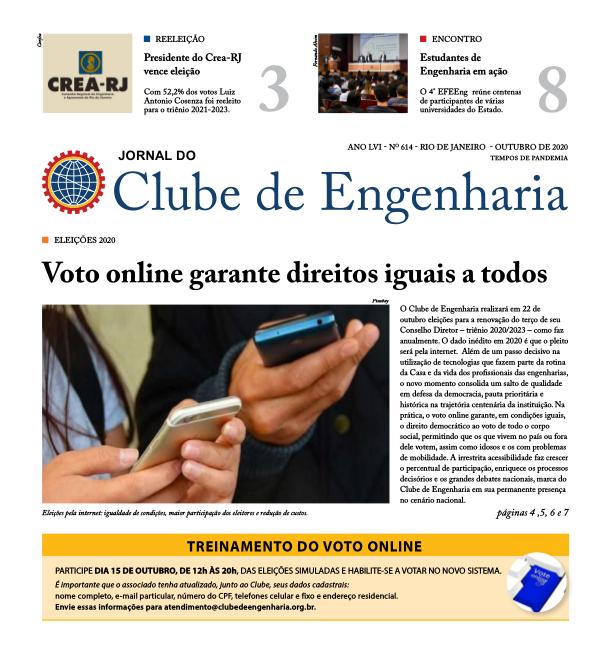 Jornal do Clube de Engenharia 614 (Outubro de 2020)