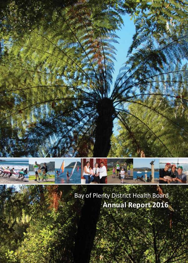 BOPDHB Annual Report 2016 BOPDHB Annual Report 2016