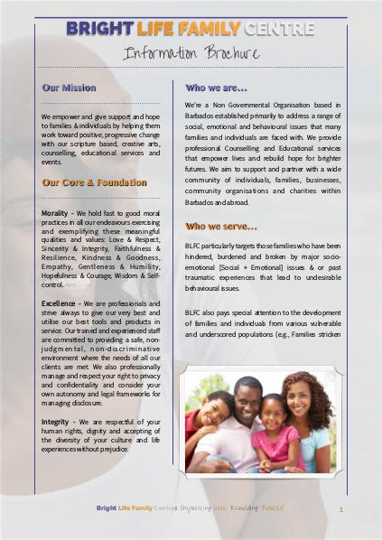 BLFC Information Brochure Information Brochure 2015-2016