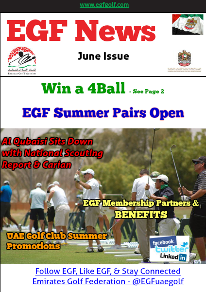 Emirates Golf Federation EGF News