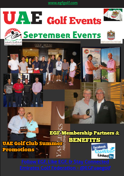 Emirates Golf Federation UAE Golf Events