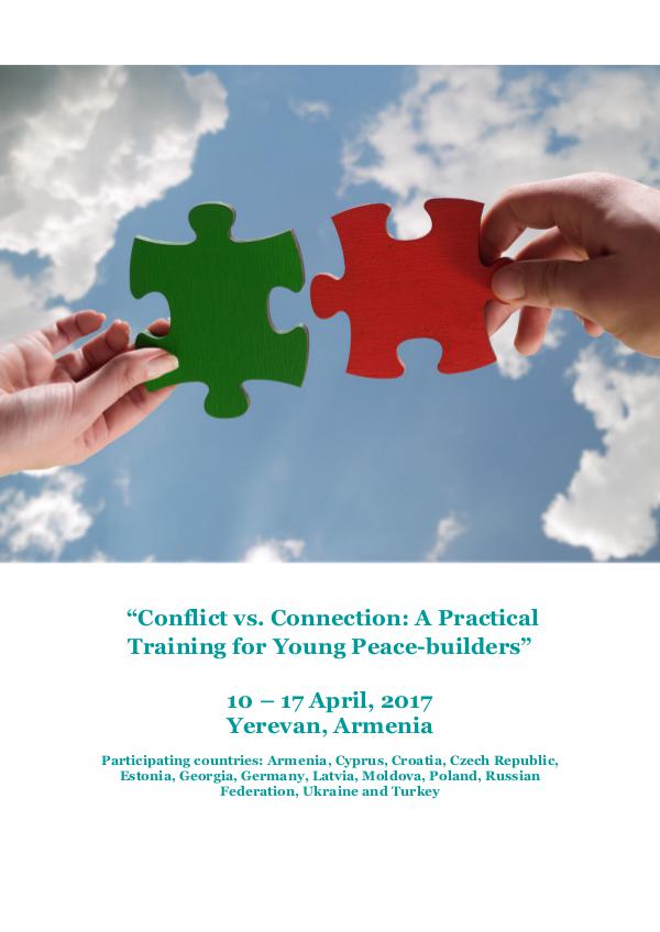 Armenian Progressive Youth NGO Conflict vs. Connection