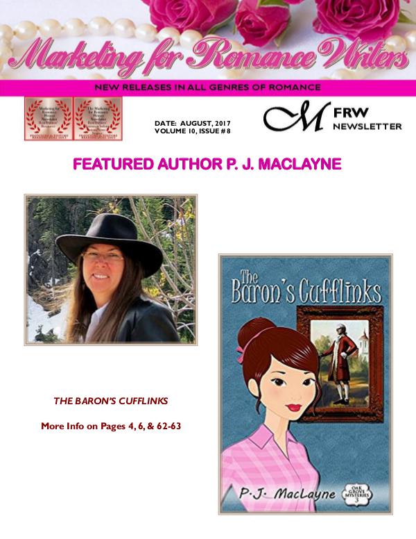 Marketing for Romance Writers Newsletter August, 2017 Volume # 10, Issue # 8