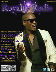 Royalty Radio Media Magazine 1st Issue Tyrese Gibson