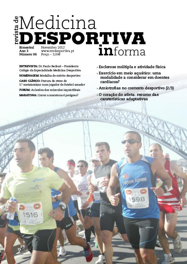 Revista de Medicina Desportiva Informa Novembro 2012