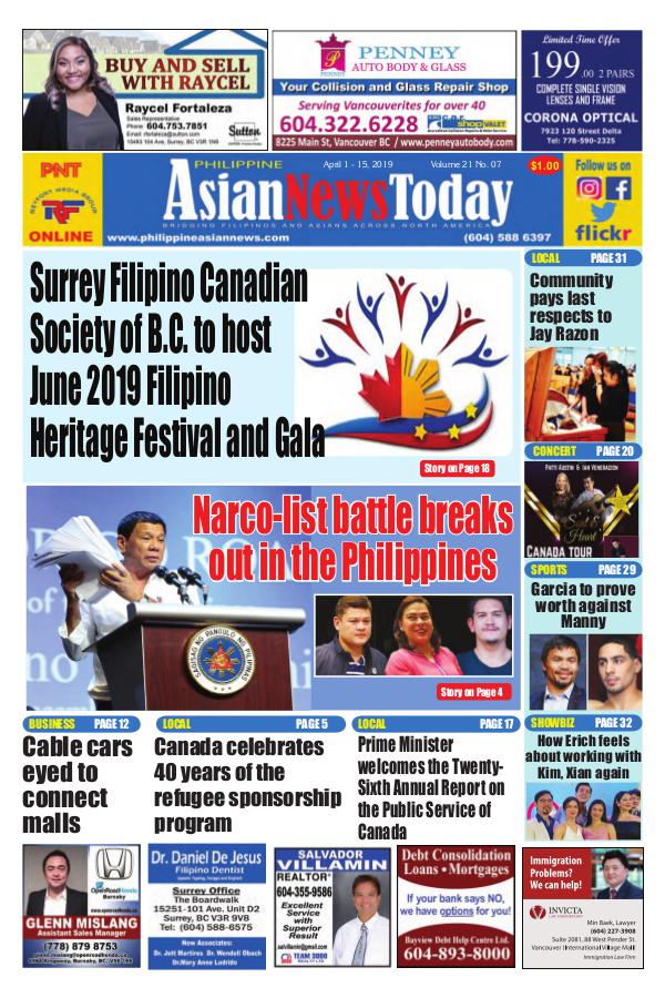 Philippine Asian News Today Vol 21 No 7